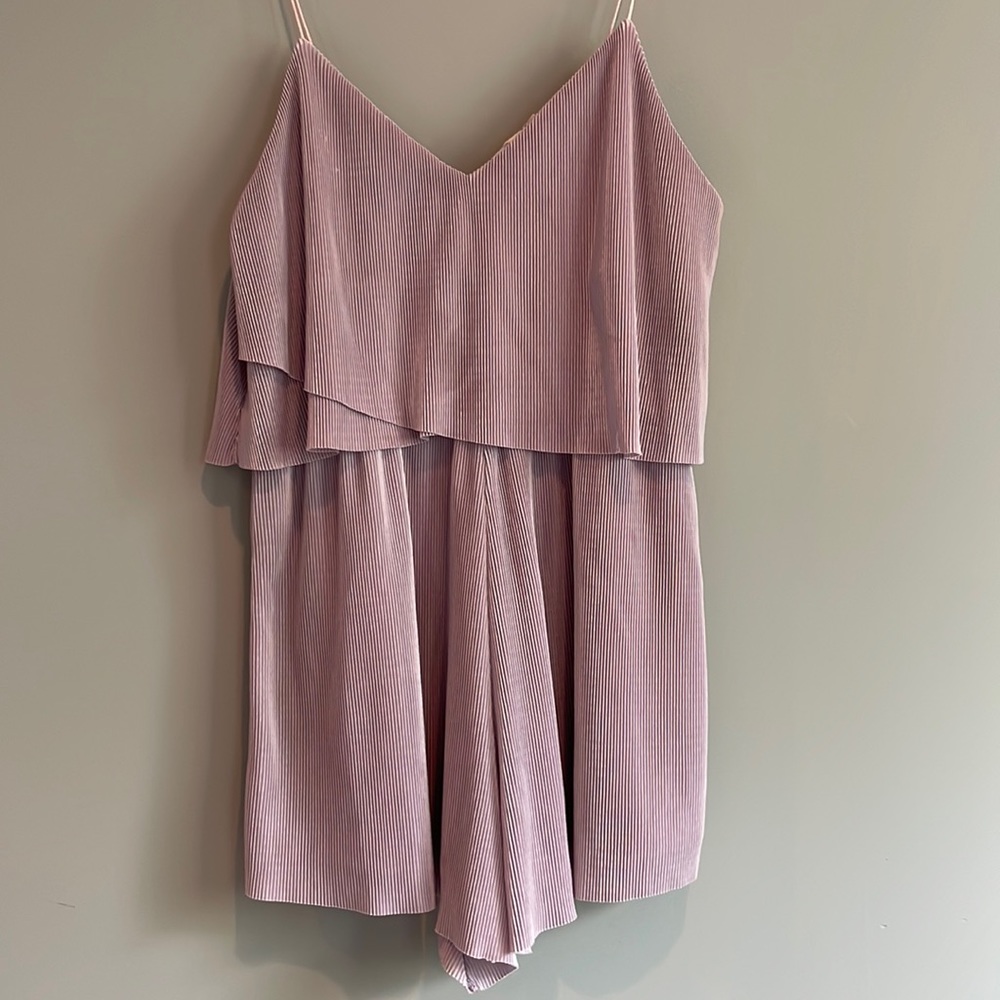 Light purple size medium ribbed romper